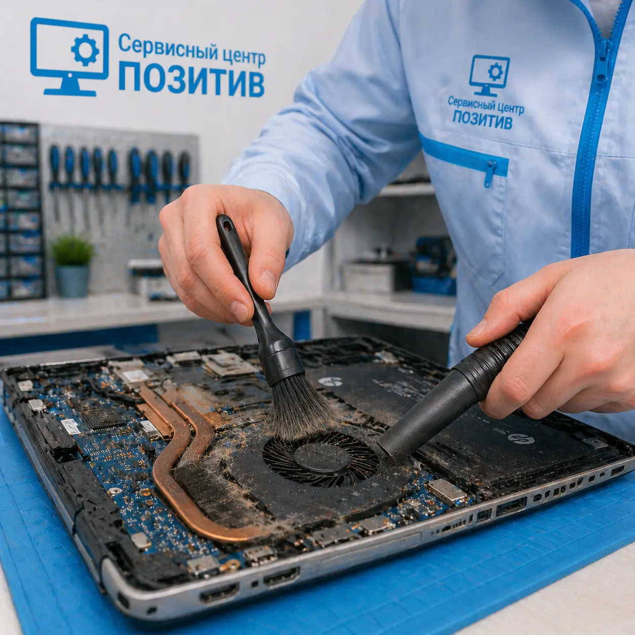 чистка ноутбука HP во Владимире