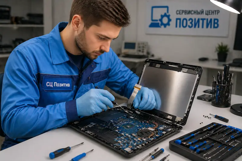 Ремонт шлейфа матрицы ноутбука во Владимире