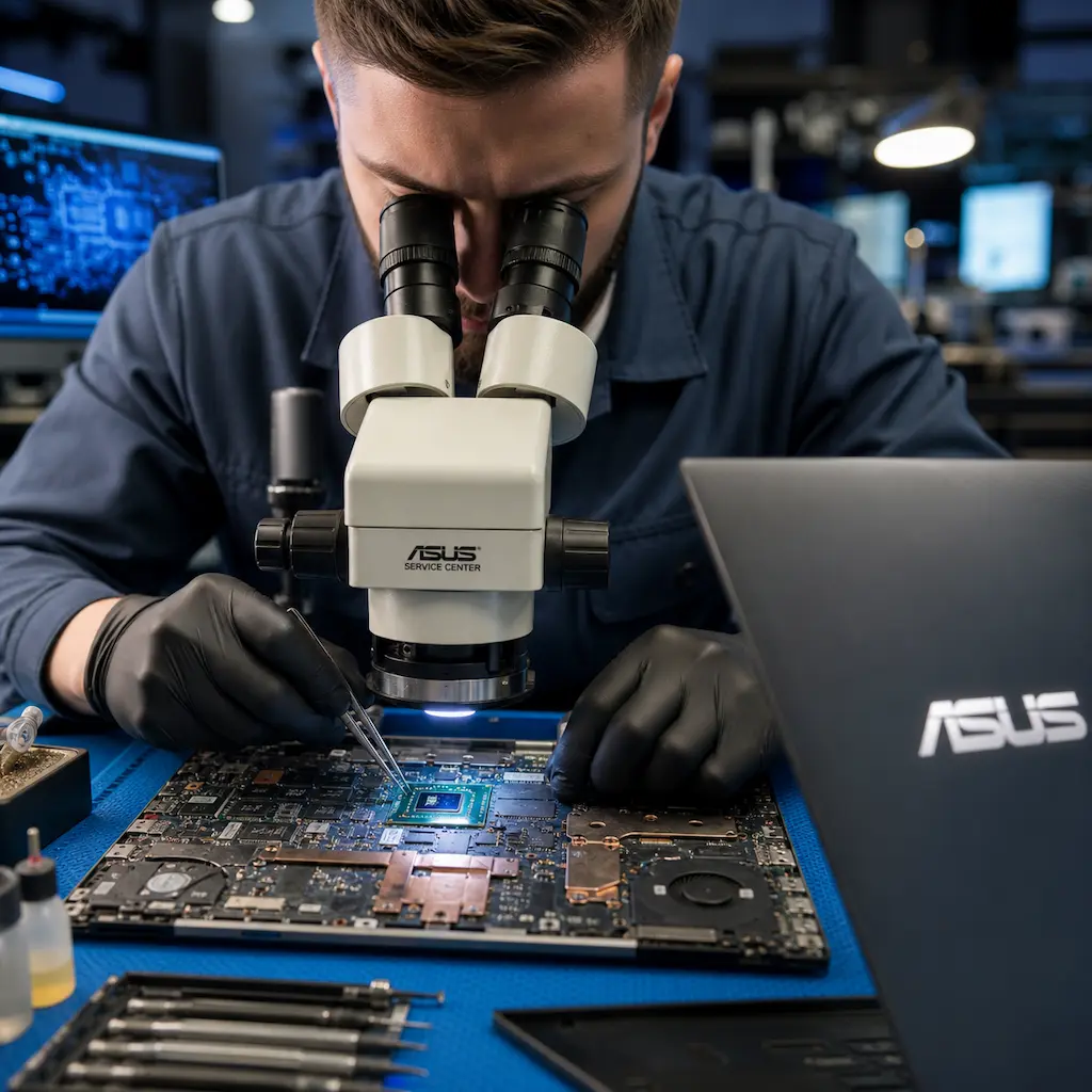 Замена видеокарты ноутбука Asus во Владимире