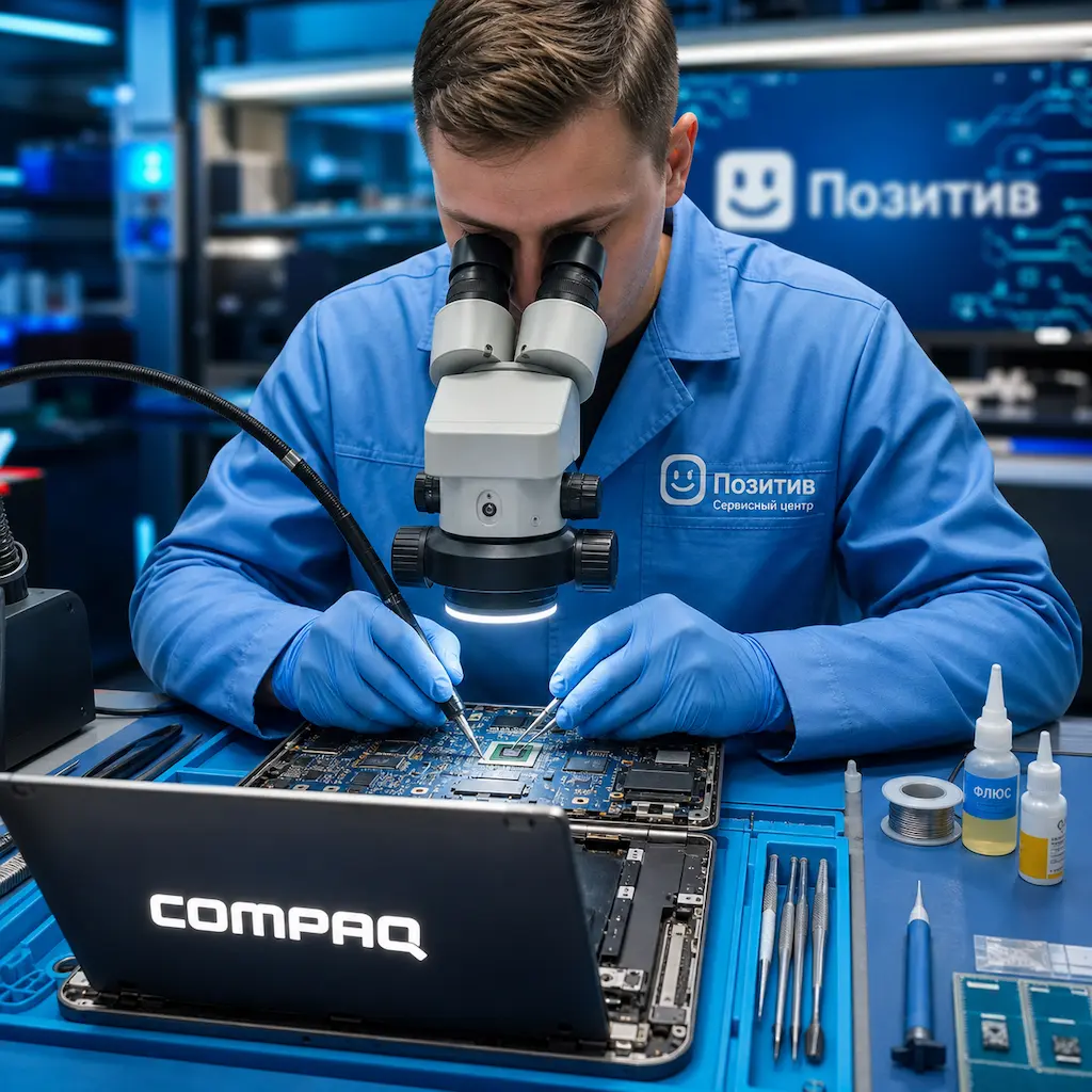 Замена видеокарты ноутбука Compaq во Владимире