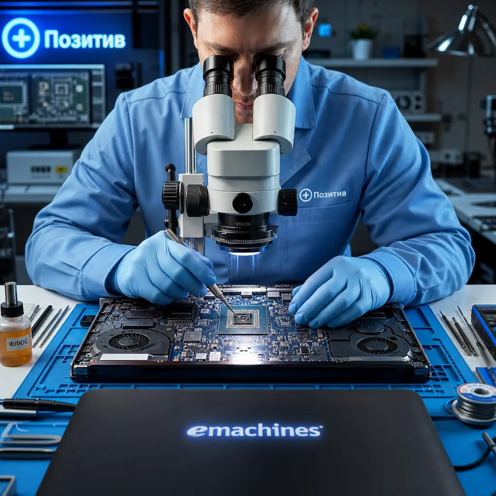 Замена видеокарты ноутбука Emachines во Владимире