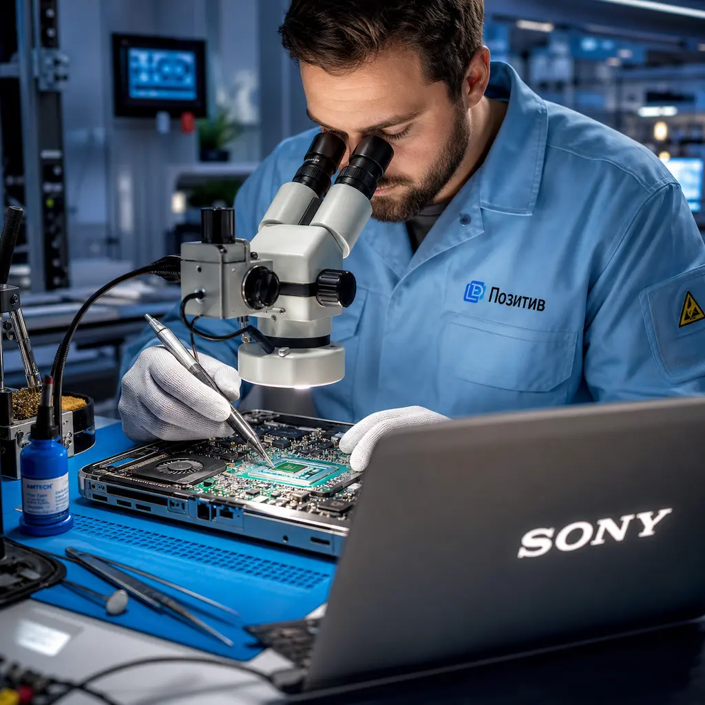 Замена видеокарты ноутбука Sony во Владимире