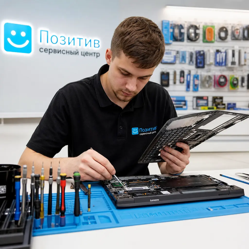 заменить клавиатуру на ноутбуке Lenovo во Владимире