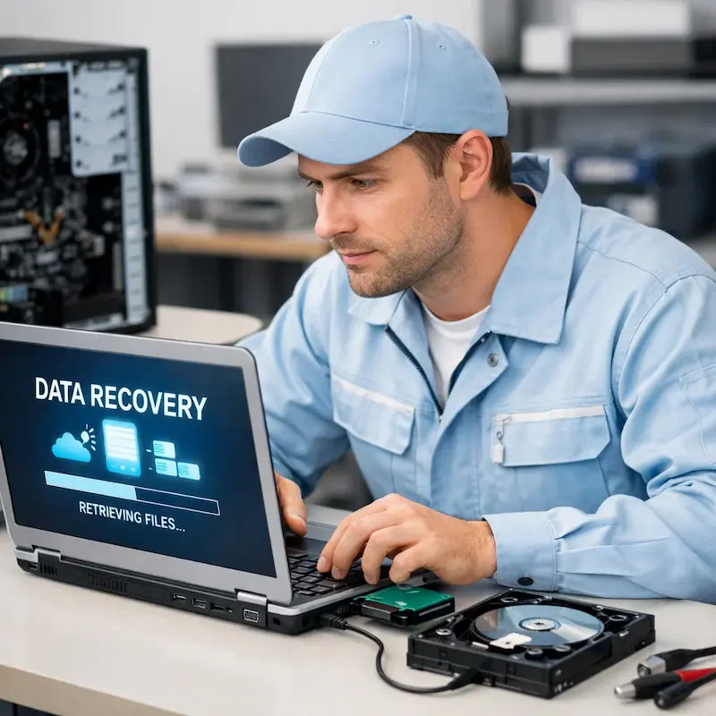 Восстановление данных и файлов во Владимире