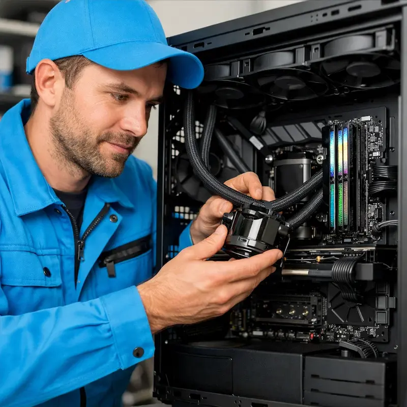 Установка СЖО на ПК во Владимире