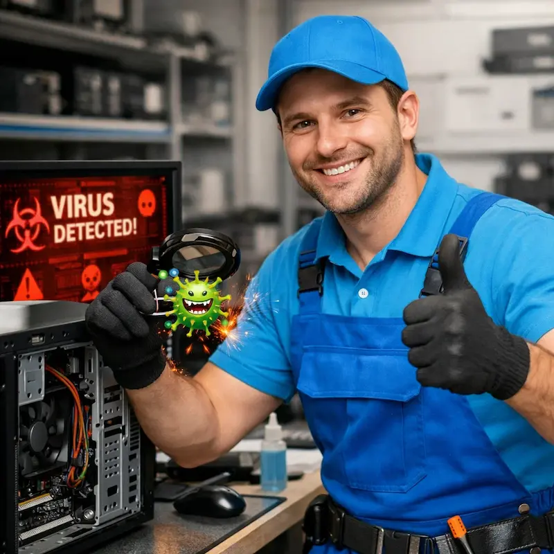 Удаление вирусов с компьютера во Владимире