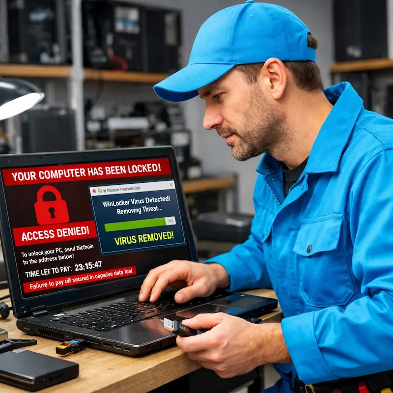 Поможем разблокировать компьютер и ноутбук во Владимире